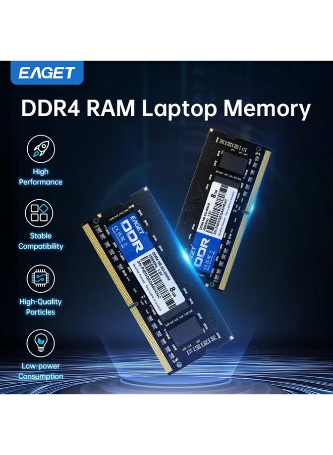 EagET DDR4 16GB 2666MHz SODIMM Laptop Memory RAM Module High Performance Upgrade - Image 3