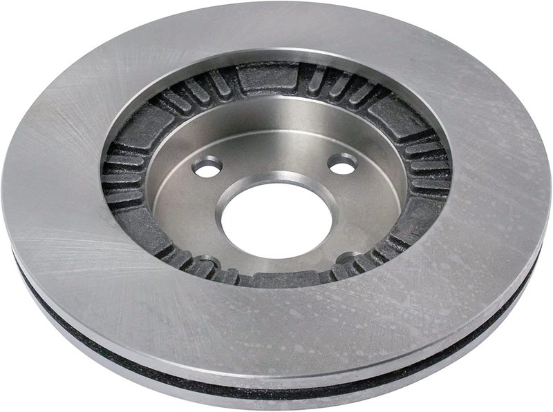 TRQ Front Brake Rotors Set Vented Compatible with 1999-2003 Mazda Protege - Image 5