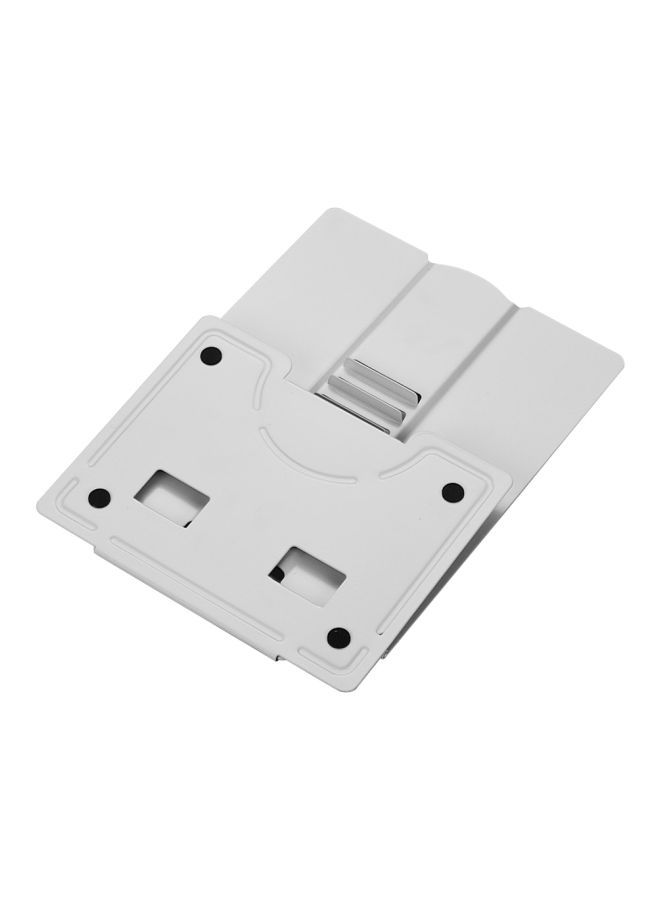NIBEMINENT Compact Steel Book Holder White - Image 2