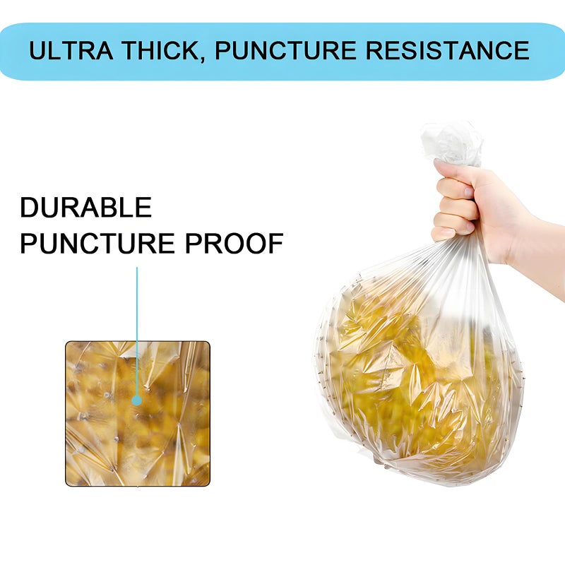 SOSOHOME 15 Gallon Trash Bags - 1 MIL Ultra Strong Tall Kitchen Garbage Bags, Unscented Trash Can Liners for Office, 60 Count - Image 5