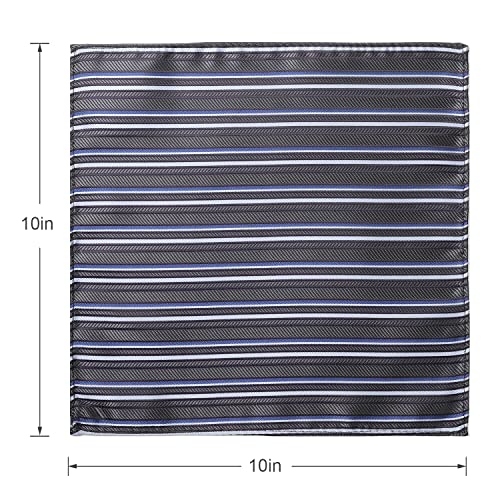 Jeatonge 28 Pack Pocket Squares for Men Men's Handkerchief Mens Pocket Squares Set Assorted Colors with a Holder - Image 3
