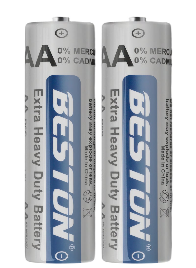 BESTON Heavy Duty Zinc Carbon Pen Batteries Extra R6S AA BP2