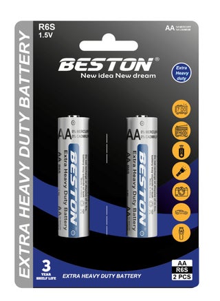 BESTON Heavy Duty Zinc Carbon Pen Batteries Extra R6S AA BP2 - pzsku/ZBF84966F7F27308E7831Z/45/1742988800/11a53bf9-f722-4989-817b-0c13b0c30b6d