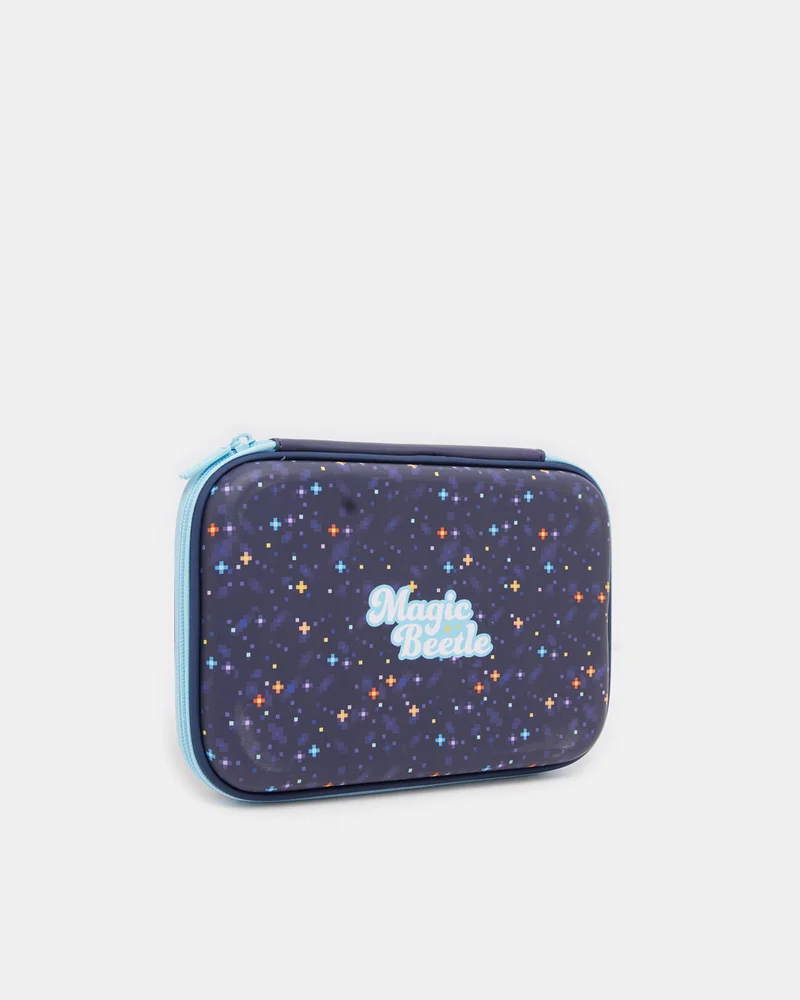 REDTAG Navy Eva Pencil Case With Mirror