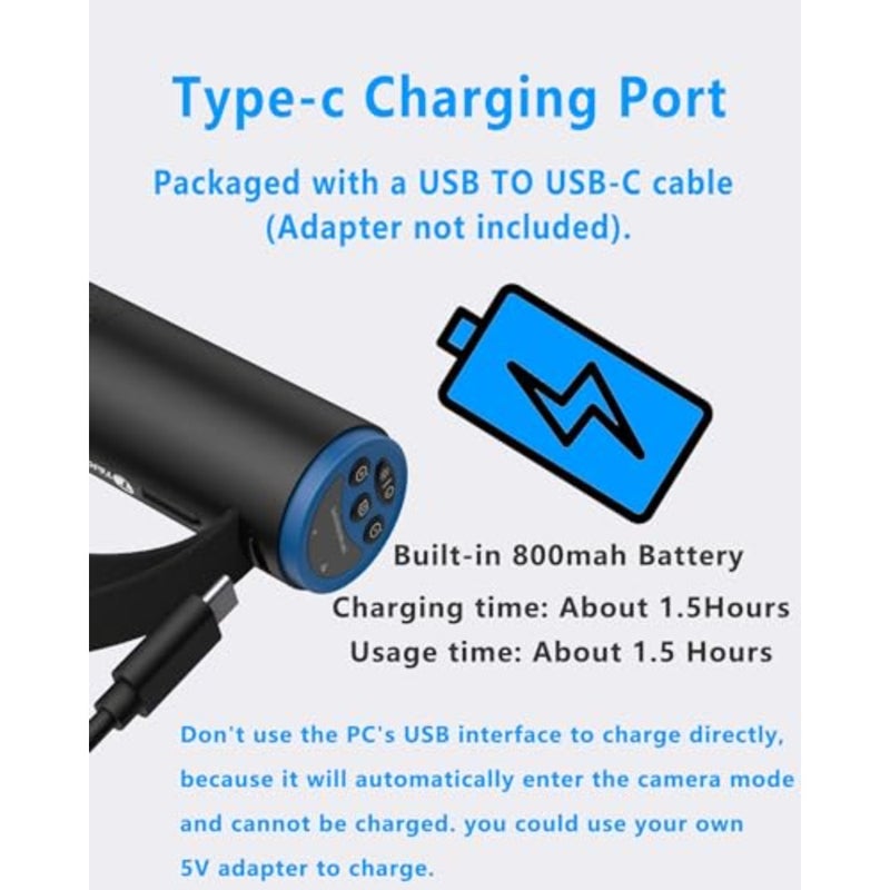 مجهر رقمي لاسلكي، مكبر تركيز ثابت عالي الدقة للجيب مع مصابيح LED، كاميرا فحص تكبير USB 50x-1000x متوافقة مع هاتف iOS Android، Mac OS، Windows PC - Image 5
