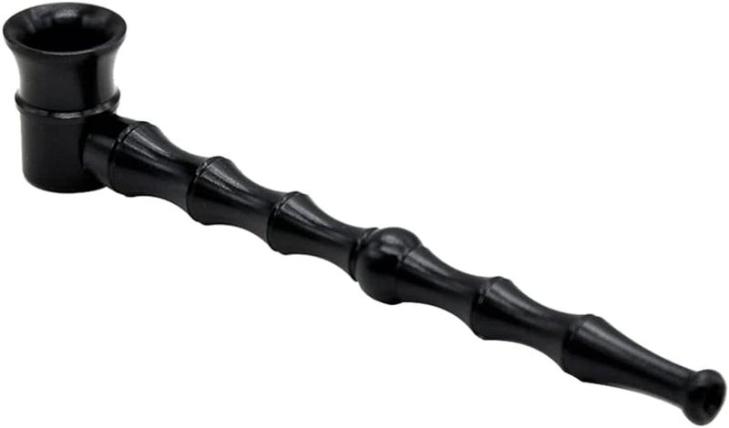 klarako Pipes, Detachable Portable Pipes, Shape Smoking Pipes Metal Pipes Great Gifts for Men, Fathers Day 1pcs (Black) - Image 1