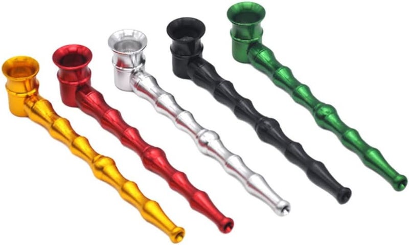 klarako Pipes, Detachable Portable Pipes, Shape Smoking Pipes Metal Pipes Great Gifts for Men, Fathers Day 1pcs (Black) - Image 3
