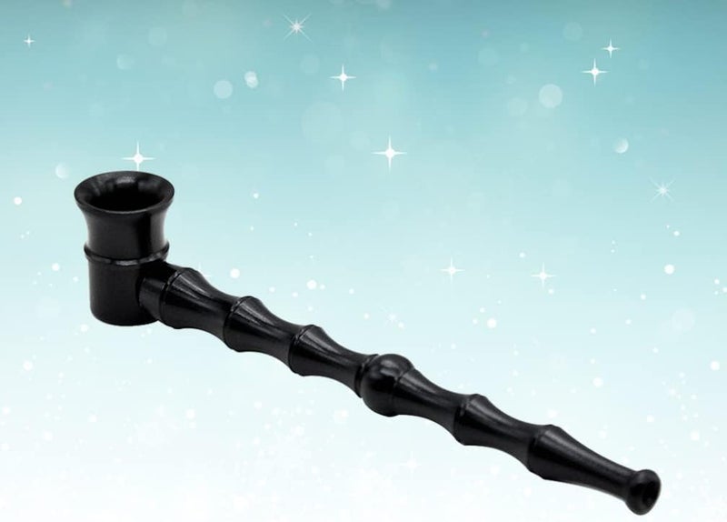 klarako Pipes, Detachable Portable Pipes, Shape Smoking Pipes Metal Pipes Great Gifts for Men, Fathers Day 1pcs (Black) - Image 5