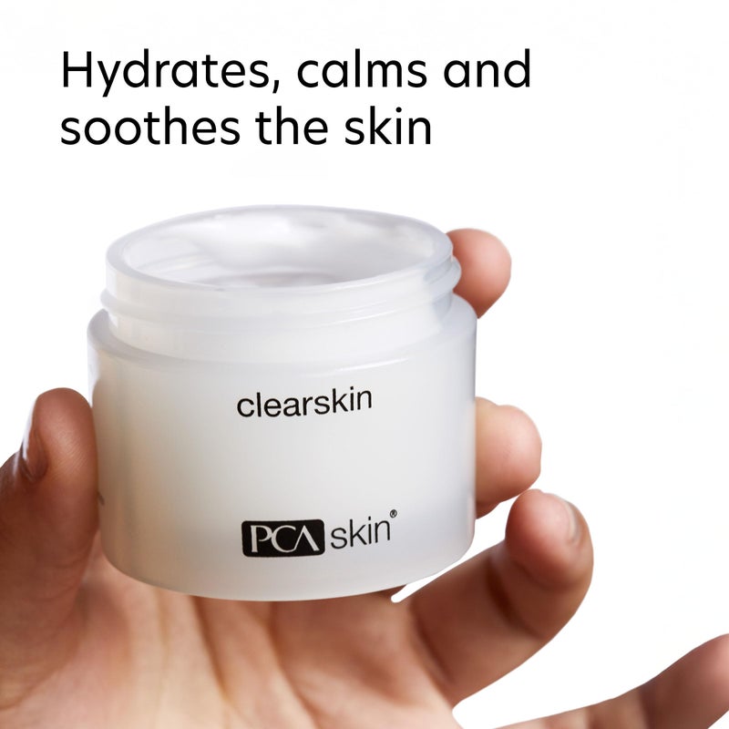 PCA SKIN Clearskin Lightweight Face Moisturizer for Oily Skin, Daily Hydrating Facial Moisturizer for Oily, Acne-Prone, and Sensitive Skin, Quick Absorbing, Reduces Discolorations, 1.7 oz Jar - Image 3