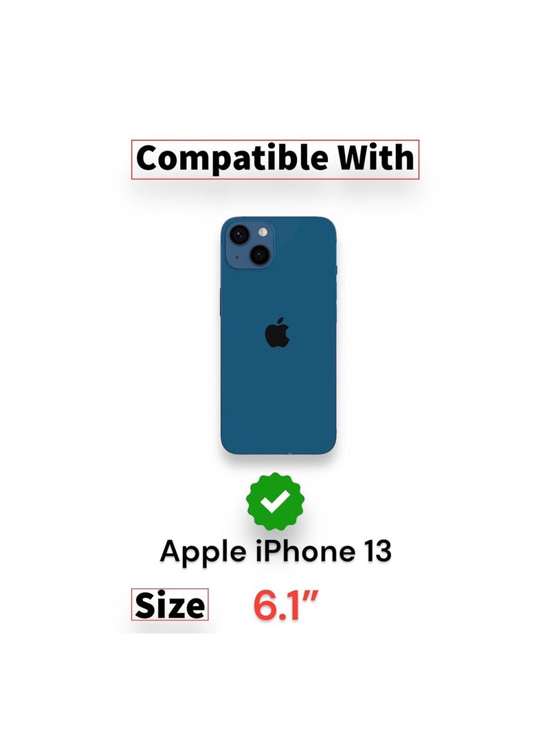 Generic - For Apple iPhone 13 Silicone Back Case with Leather Handle Wrist Strap , Kickstand Back Feature Landscape and Portrait , Magnetic Holder Compatible with Apple iPhone 13 (6.1'') (Red) - Image 1