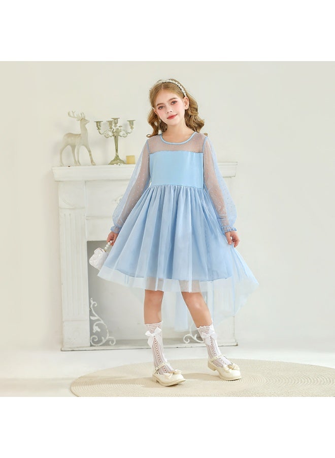 Loquat 2025 Spring Lace Long Sleeve Dress for Girls - Image 1