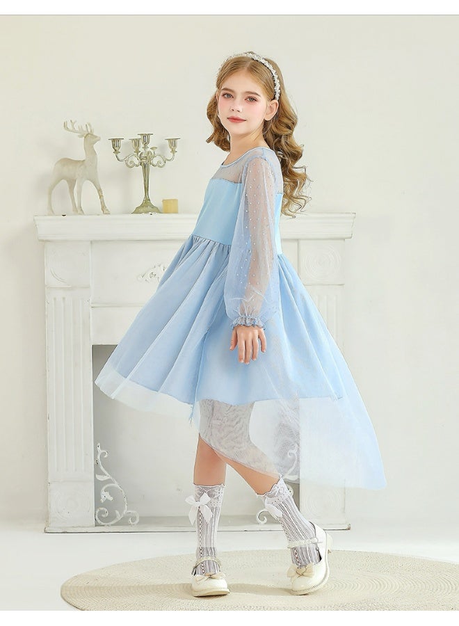 Loquat 2025 Spring Lace Long Sleeve Dress for Girls - Image 2