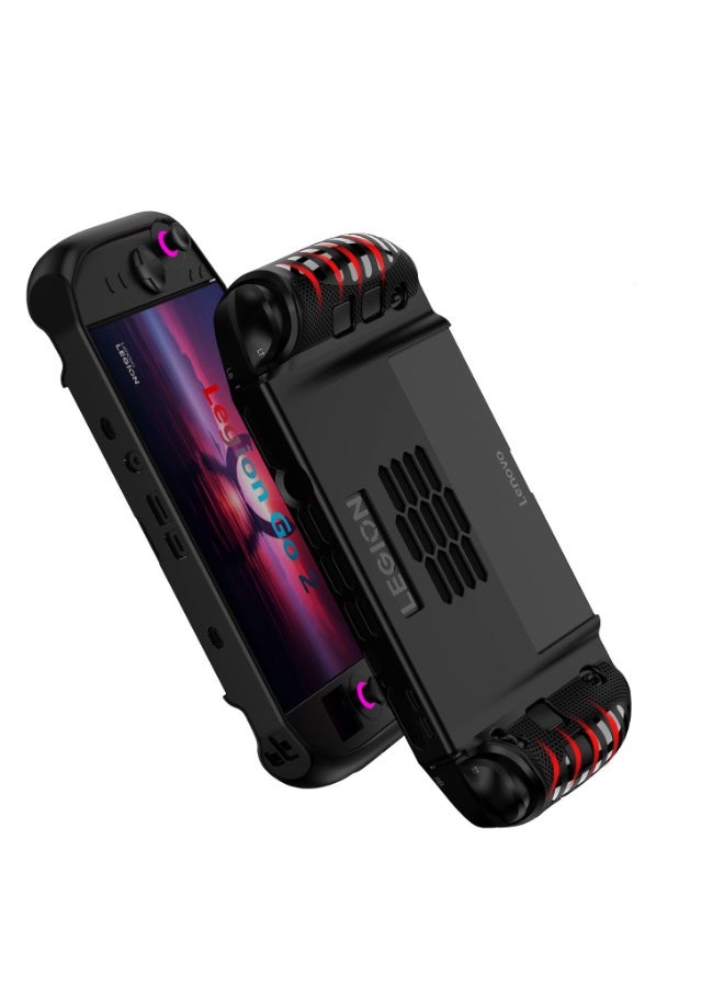 Protector Case Compatible with Lenovo Legion Go 2 2025 Handhled Console,for Legion Go2 Accessories Soft TPU Cover Case with Ergonomic Grip,Anti-Scratch (Black) - Image 5