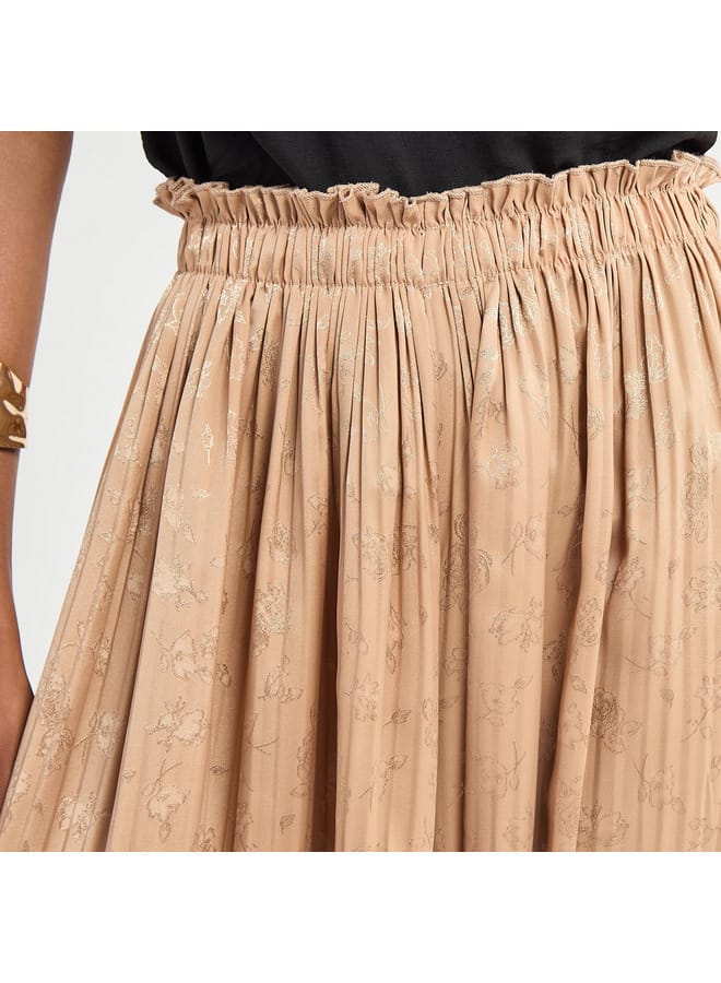 Splash FAV Textured Wide Leg Pants with Elasticated Waistband - Image 4