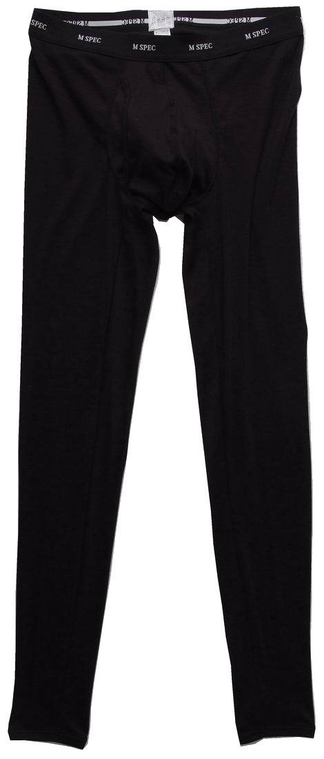 MSPEC Men's Momohiki Thermal Long Pants 3D-Crotch Breathable MS-07 Black XL - Image 4