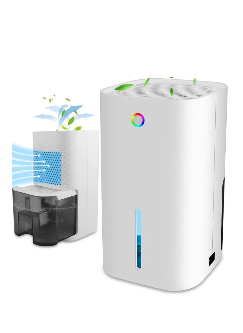 Arabest Dehumidifier Portable Electric Dehumidifier Small Quiet Dehumidifier Suitable for Bedroom Bathroom Wardrobe Basement Office 850ml  - Image 1