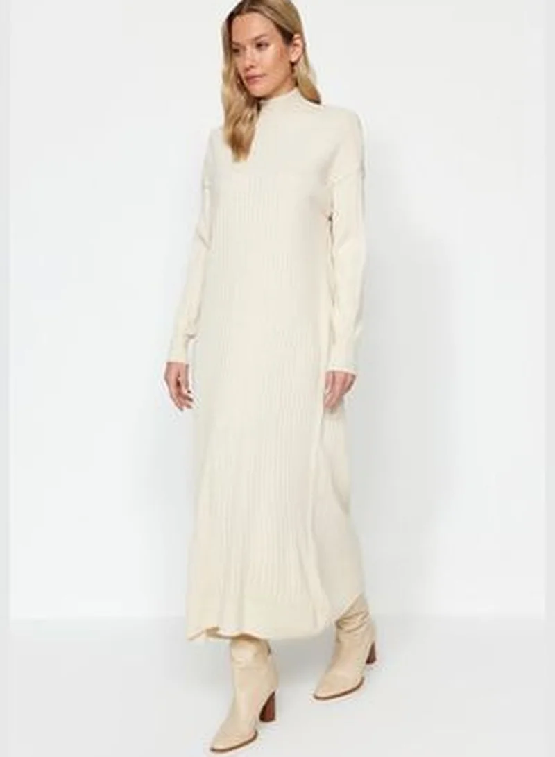 trendyol Ribbed Knit Dress