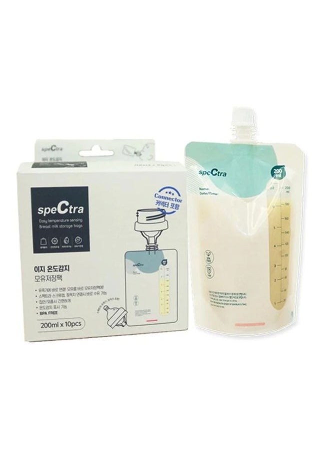 Easy Breast Milk Storage Bag With Connector White - pzsku/ZBF85418E01C689B4899AZ/45/_/1714652246/0b27cccd-a78a-4c1a-a5e2-3be1314a5c6e