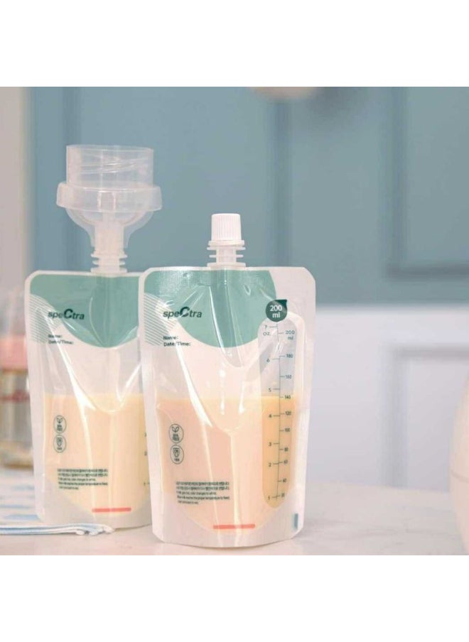 Easy Breast Milk Storage Bag With Connector White - pzsku/ZBF85418E01C689B4899AZ/45/_/1714652250/0cd9ea21-6158-45ff-9731-626d11b623d0