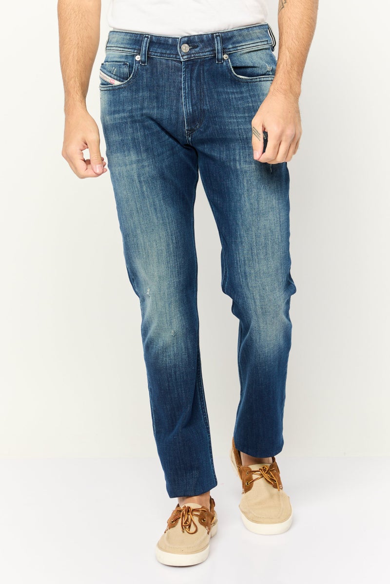 DIESEL Men 1979 Sleenker Skinny Fit Washed Stretchable Jeans, Blue - Image 1