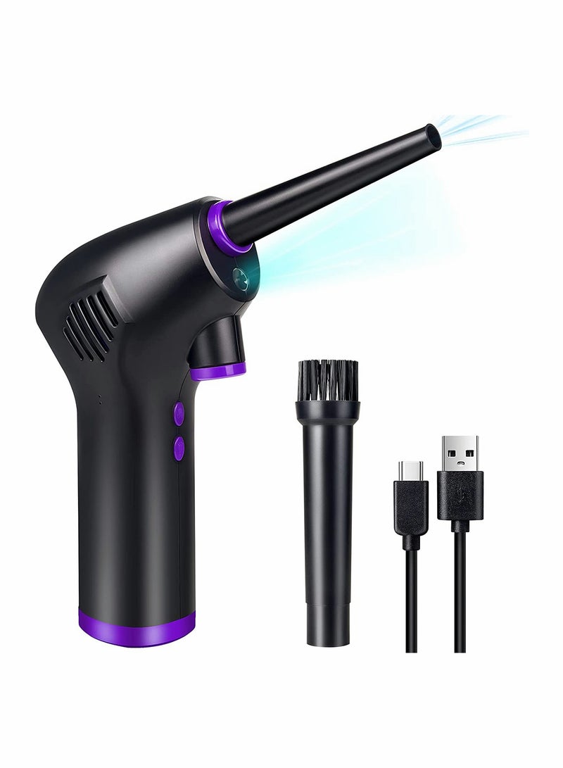 Environmentally Friendly Cordless Air Duster for PC, Laptop, Electronics, Home Cleaning - Non-toxic Spray Can Alternative - Keyboard Cleaner for Computer and Sofa - Image 1