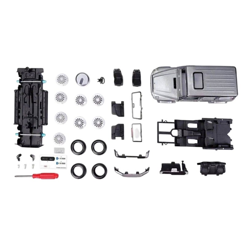 Maisto Assembly Line 2019 Mercedes-Benz G-Class Die-cast Metal Kit (1:25, 35 Parts, Gray) - Image 2