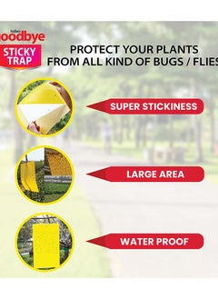 Goodbye Sticky Trap For Flying Insect 5pcs - Effective Indoor Insect Control  - Image 3