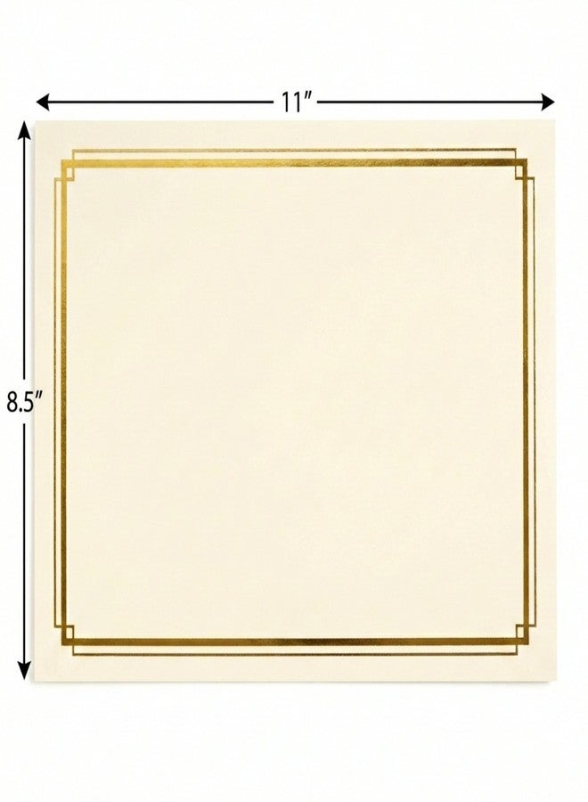 PaperDirect Foil Elegance Specialty Certificates, 50 Sheets of 38lb Cream Paper, 8½" x 11", Double Gold Foil Border, Perfect for Awards, Students, Employees, Volunteers, Course Completion, Diplomas - Image 3