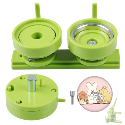 MK.Bear Button Maker Mold 2.25 inch/58mm, Interchangeable Die Mold Button Making Mold Suitable for Slide Pin Press Machines Button Maker Machine Button Badge Press - Image 1