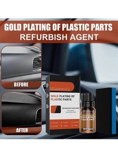 EELHOE Car Plastic Parts Refurbish Agent, Quick Car Plastic Restorer Cream, Plastic Revitalizing Coating Agent,  Automotive Plastic Retreading Agent For Car Interior Cleaning, (EELHOE Set A 30ml)  - Image 4