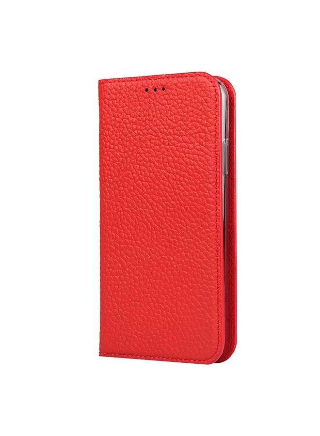 Zaboon Case For iPhone 11 Pro Max Litchi Genuine Leather Phone Case - Image 2