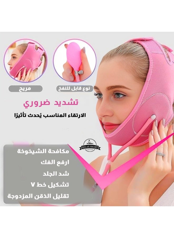 Relax Smart Medical Face Lifting Compression Belt After Liposuction – Adjustable Chin and Neck Support Corset, Double Chin Reducer, Post Surgery Recovery Facial Shaper - Image 3