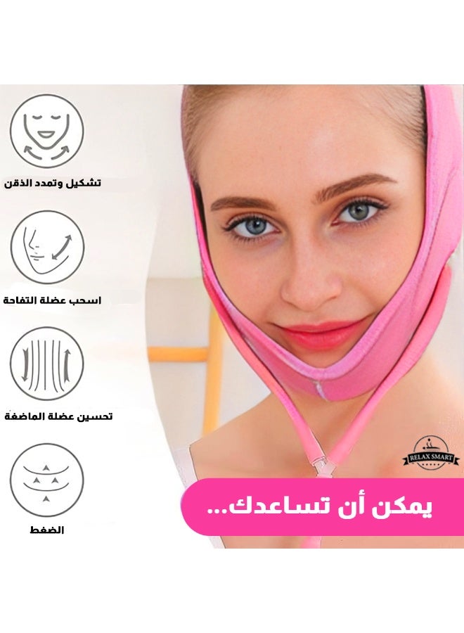 Relax Smart Medical Face Lifting Compression Belt After Liposuction – Adjustable Chin and Neck Support Corset, Double Chin Reducer, Post Surgery Recovery Facial Shaper - Image 4