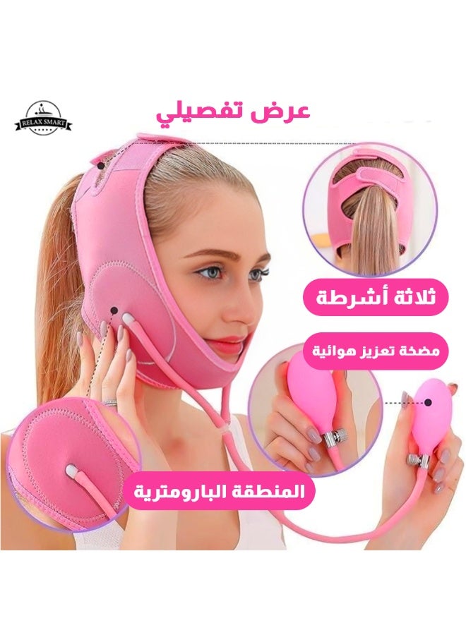 Relax Smart Medical Face Lifting Compression Belt After Liposuction – Adjustable Chin and Neck Support Corset, Double Chin Reducer, Post Surgery Recovery Facial Shaper - Image 5