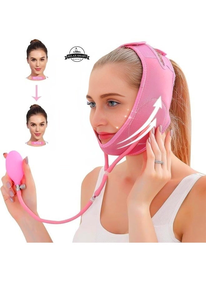 Relax Smart Medical Face Lifting Compression Belt After Liposuction – Adjustable Chin and Neck Support Corset, Double Chin Reducer, Post Surgery Recovery Facial Shaper - Image 2