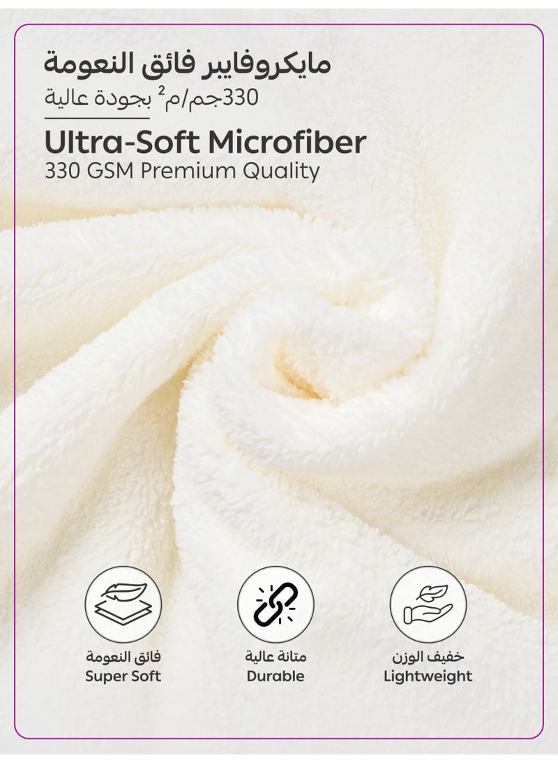 Donetella 1-Pcs Unisex  Bathrobe  L Size - Kimono Collar, Highly Absorbent, Quick Dry, Soft Spa Robe with Belt & Pockets - Microfiber 330 GSM, Everyday Use - Image 2