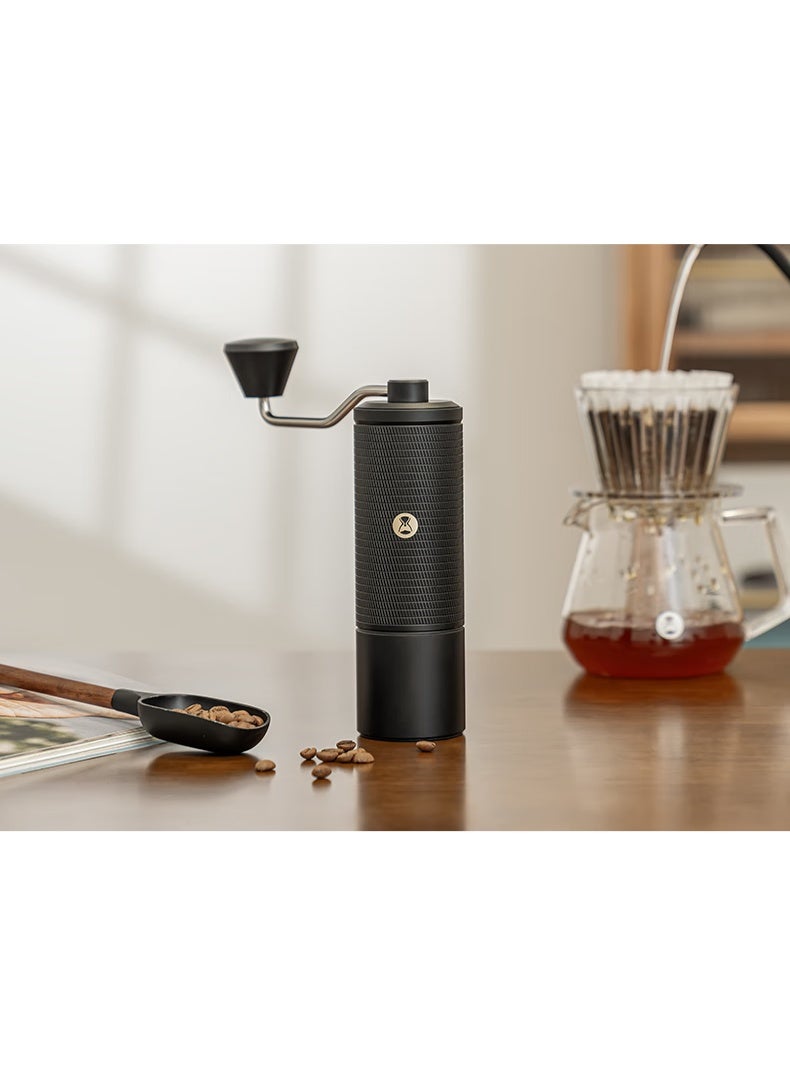 TIMEMORE C5 Manual Coffee Grinder – Black, 42mm 7-Star Stainless Steel Burr, Adjustable Grind Settings, Portable Hand Crank Mill for Espresso, Pour Over, French Press - Image 3