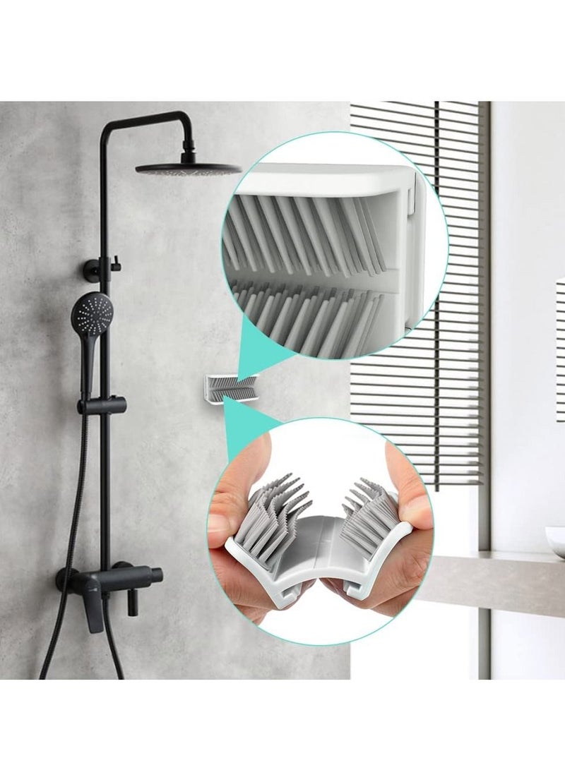 KASTWAVE Hair Catcher Shower Wall, Hair Trap for Shower Drain, Hair Catcher, Hair Collector Silicone Hair Trap, Bathroom Tub Filter - Image 2