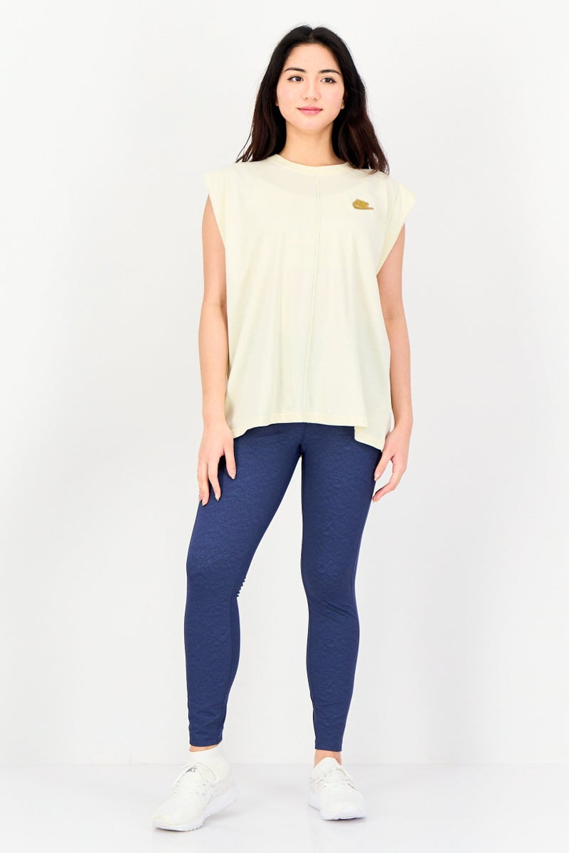 Nike Women Sportswear Fit Sleeveless Outdoor Top, Light Yellow - Image 4