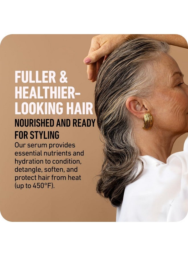 Boldify Leave In Conditioner & Heat Protectant - Hair Serum for Blow Dry and Styling, Nourishing Leave In Serum for Women & Men - Lightweight Thermal Protection to 450F with Biotin - Image 3