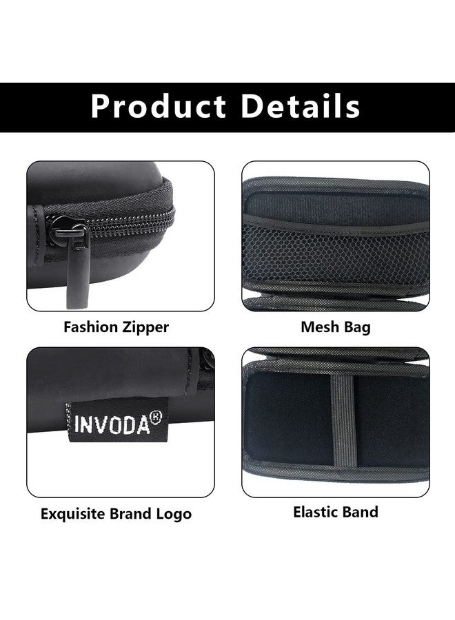 INVODA حافظة ماكينة الحلاقة الكهربائية Nvoda من أجل ماكينة الحلاقة Philips Norelco Oneblade، مقاومة للاستحمام، ماكينة تشذيب شعر الجسم والعناية بها للرجال، صندوق تخزين Eva واقٍ لماكينة الحلاقة - Image 3
