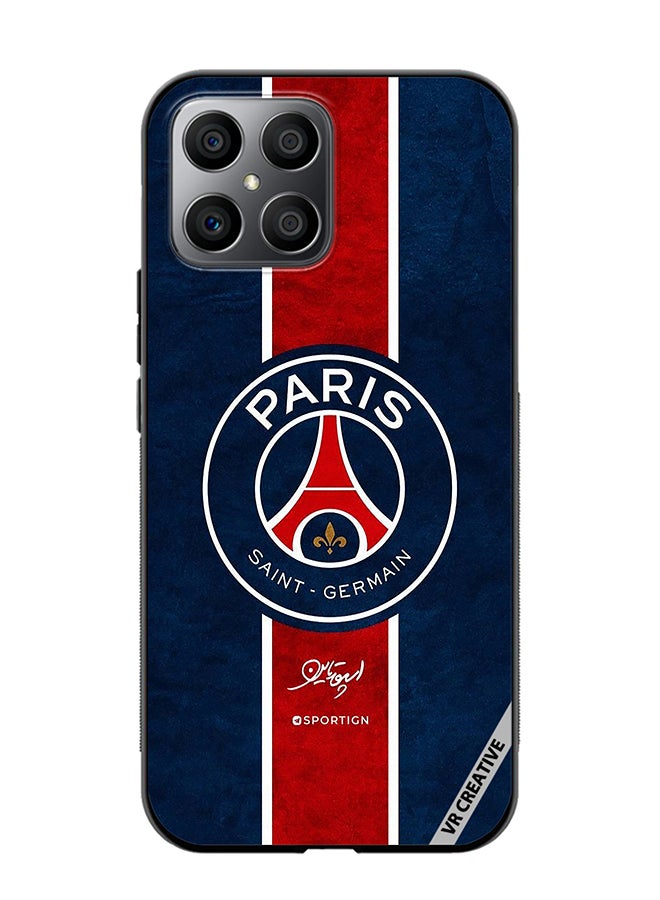 VR CREATIVE Protective Case Cover For Honor X8 Paris Saint Germain Design  Multicolour