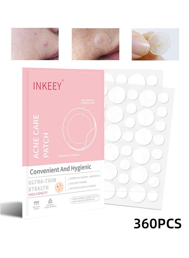 INKEEY Acne Care Patch, 72 Pieces Pimple Patches for Face, Hydrocolloid Acne Patches Zit Patches for Face Acne Spot Treatment Patch Cystic Acne Treatment Stickers Blemish Hydrocolloid Cover for all Skin Type - Image 1
