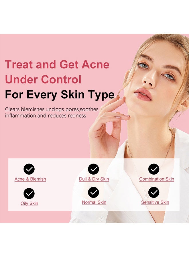 INKEEY Acne Care Patch, 72 Pieces Pimple Patches for Face, Hydrocolloid Acne Patches Zit Patches for Face Acne Spot Treatment Patch Cystic Acne Treatment Stickers Blemish Hydrocolloid Cover for all Skin Type - Image 5