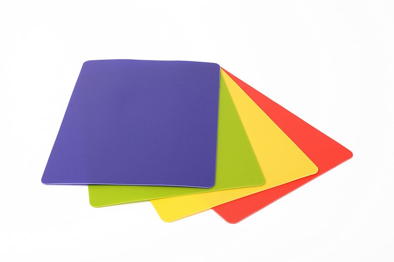 Dexas Heavy Duty Grippmat Flexible Cutting Board Set of Four 8 x 11 inches - Image 4