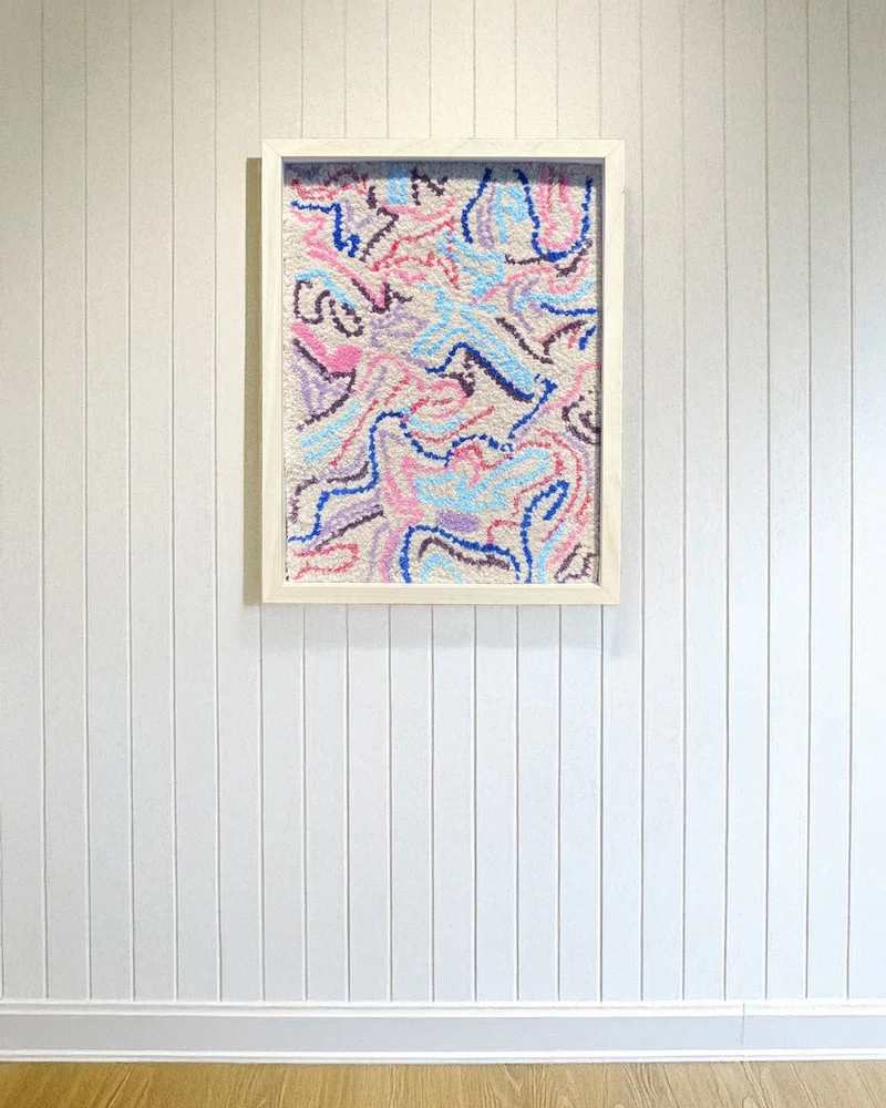 FILLE A FILLE Flow Tufted Artwork