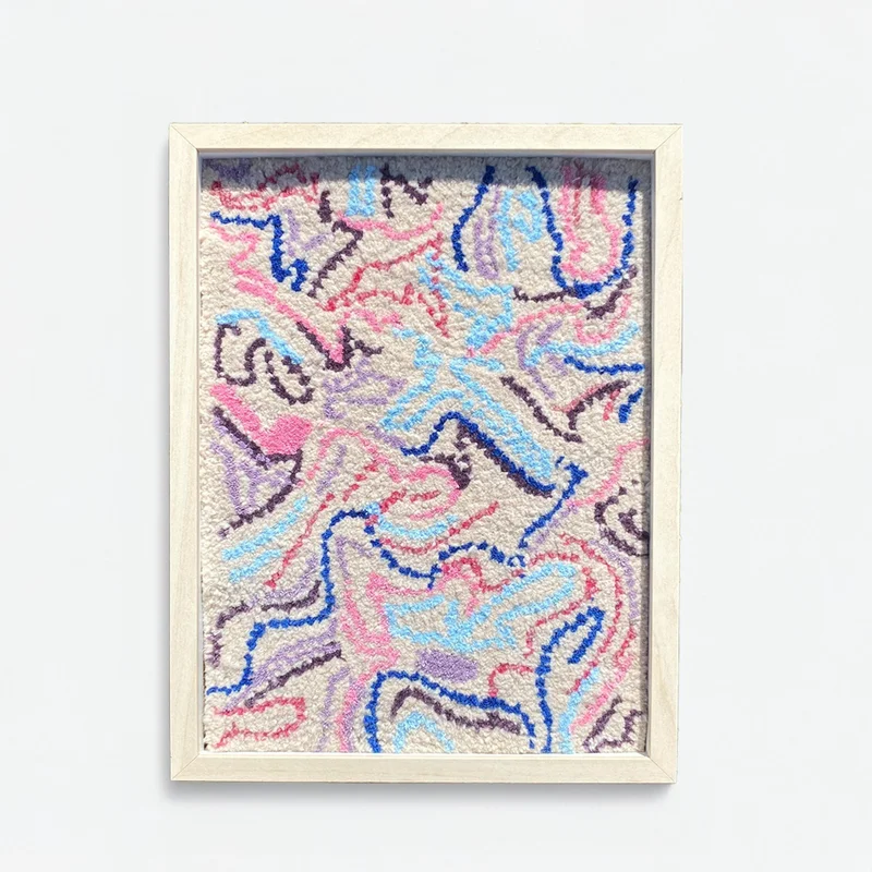 FILLE A FILLE Flow Tufted Artwork