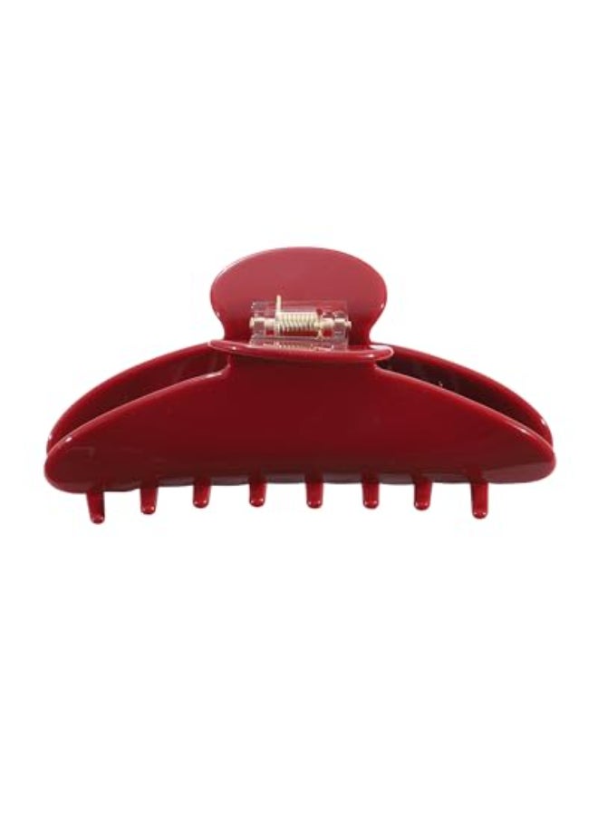 HAIMEIKANG Large Acetate 4 Inch Hair Claw Clip for Women French Style Hair Claws for Thick Hair with NonSlip Teeth Hair Accessories for Updos Buns Ponytails - Image 1