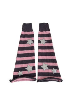 Realfrog Leg Warmers For Women Girls Trendy Pile Socks Star Pattern Knitted Leg Warmers Y2k Socks Kawaii 80s Party Accessories Clothes  - Image 4