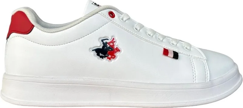 Liger Unisex Sneakers Casual Sports Shoes WHITE - RED